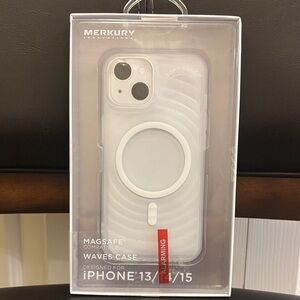 Merkury Waves MagSafe Compatible iPhone 13/14/15 Case - White
